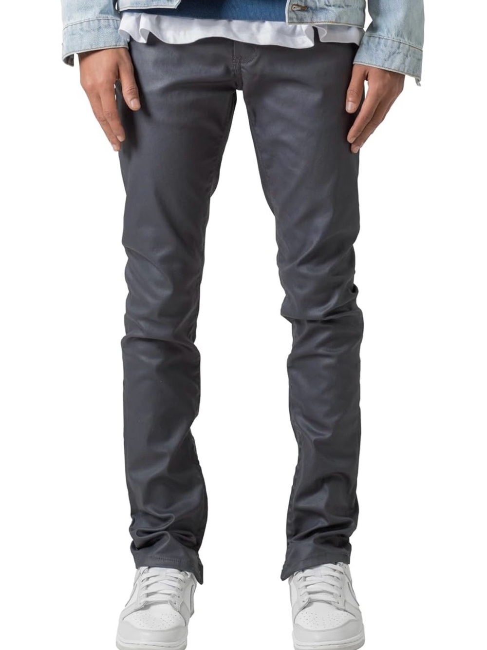 MNML Men’s Skinny Jeans in Charcoal